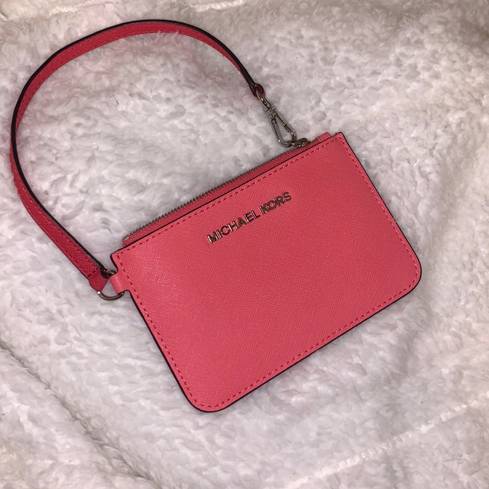 Michael Kors Mini Wallet/Coin Purse (coral)